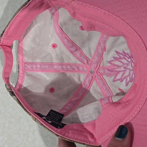 Simply Southern Women's Camouflage Pineapple Baseball Cap Hat - Picture 9 of 11